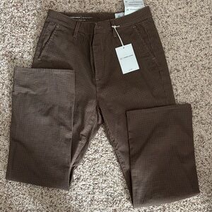 AG Women’s Tailored Kinsley High Rise Crop Boot Gingham Pant